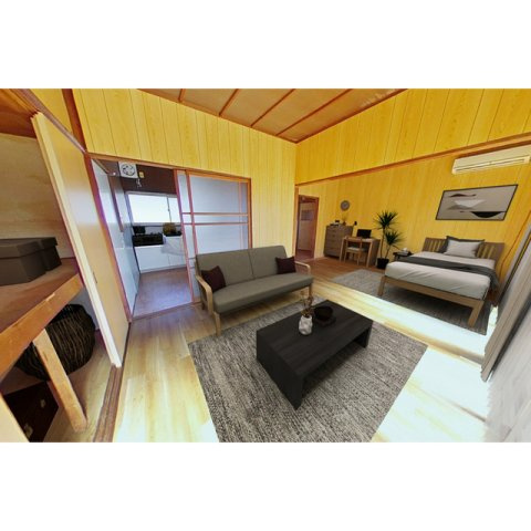 杉山住宅(黒野南)の居間・リビング|CGイメージ　家具はつきません