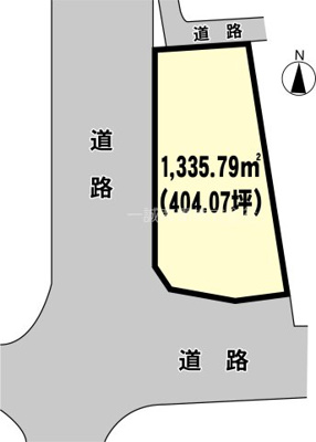 【区画図】 | 田中1746-1貸地