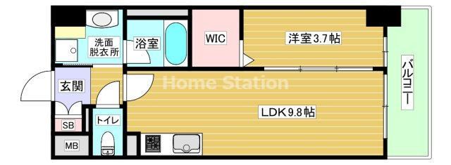 【間取り】 | グランバース福島