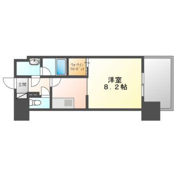 セントラルアヴェニュー下石井の間取り