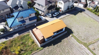 【外観】 | ドローン写真　閑静な住宅街の一角です。