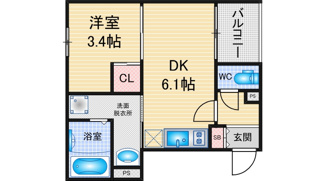 【間取り】 | ハーモニーテラス中町 | 略図の為、現状優先