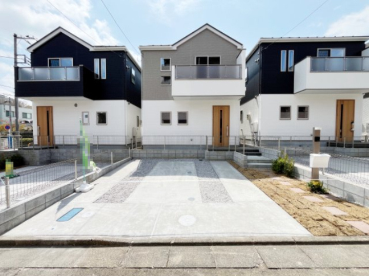 祝　成約済み　八王子市　鑓水　新築戸建て　１期の外観|～仲介手数料無料☆八王子ひなた不動産～八王子市鑓水　新築戸建て