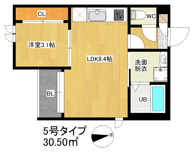 【間取り】 | REGALEST大橋東 | 別号室の写真になります。現況優先。