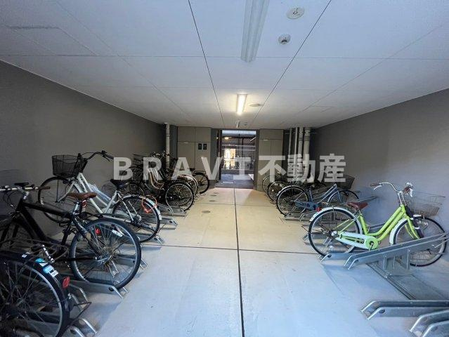 プレサンス長堀通グレイタス　BRAVI不動産のその他共用部分|【プレサンス長堀通グレイタス】駐輪場です