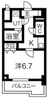 【間取り】 | S-RESIDENCE難波Viale