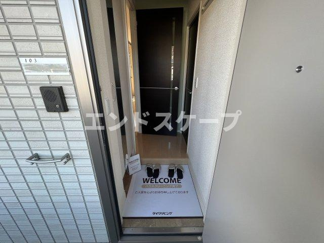 シルキーコートの玄関|高崎、前橋、伊勢崎エリアのお部屋探しはエンドスケープまで！お客様の理想お聞かせ下さい♪