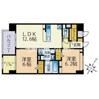 【間取り】 | BLESS南福岡駅前