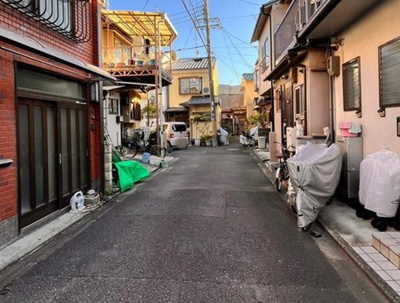 【前面道路含む現地写真】 | 西ノ京藤ノ木町（建築条件付）