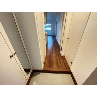 熊本市北区龍田９丁目の賃貸マンションの玄関