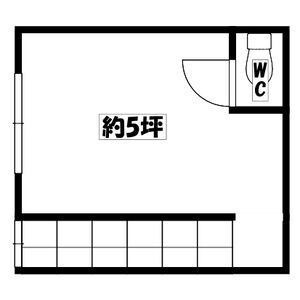 日本橋二丁目店舗の間取り