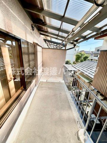 丸川貸家のバルコニー