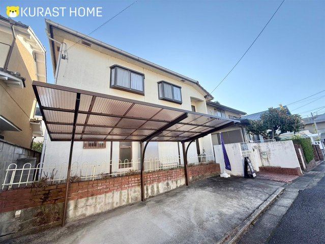 京都市西京区下津林佃　建築条件なし土地の前面道路含む現地写真