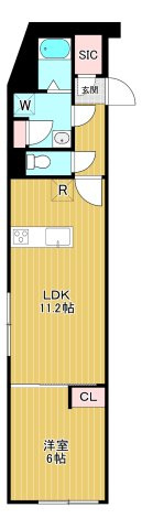 【間取り】 | 旧名)キャッスルヒル荏原中延