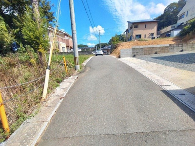 【前面道路含む現地写真】 | 久山町大字山田土地