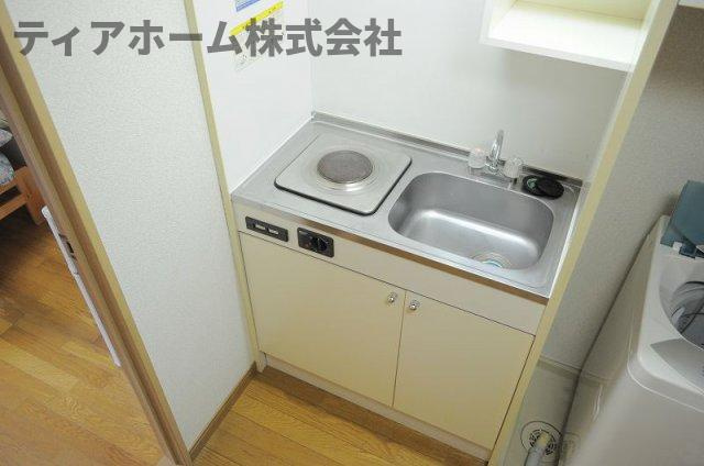 レオパレス二上のキッチン|自炊を始めるならここから！