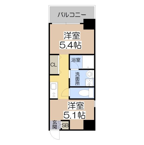【間取り】 | クレンツロジェ天王寺南 | 間取り
