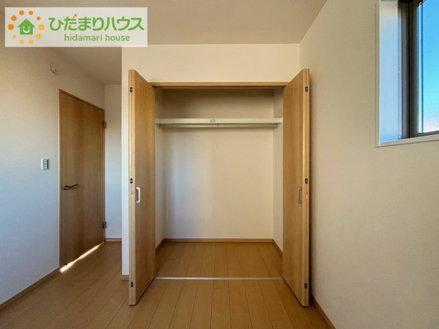 日立市大沼町1丁目　新築戸建の収納|ハンガーパイプ付でお洋服の出し入れもラクラクです！