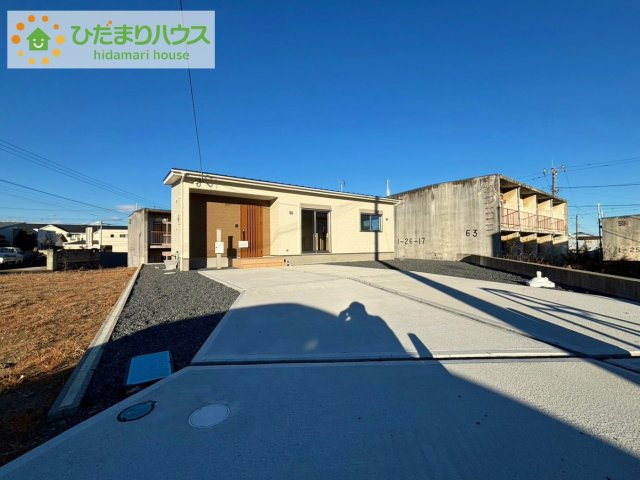 日立市大沼町1丁目　新築戸建の駐車場|マイホームなら駐車場代がかかりません。しかも、自宅の駐車場で洗車が出来ます！今までコイン洗車に行っていた手間も省けて、節約にも繋がります(^^♪