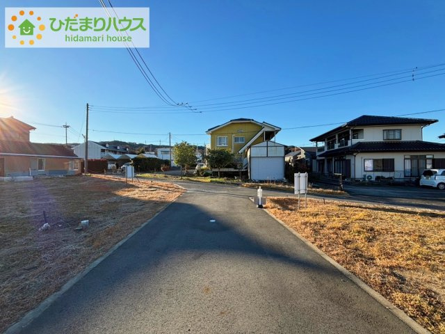 日立市大沼町1丁目　新築戸建の前面道路含む現地写真|閑静な住宅街です！