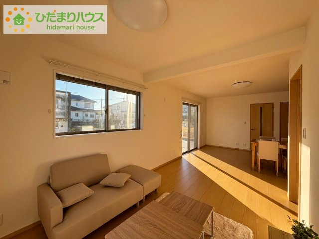 日立市大沼町1丁目　新築戸建の居間・リビング|大型テレビに大型ソファー(^^)どんなインテリアにしますか？