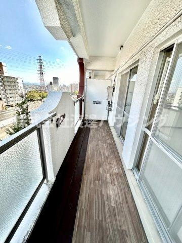 第1マンション寺直のバルコニー