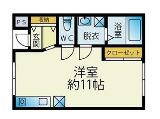 守山市守山４丁目の店舗一部の間取り