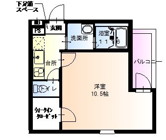 フジパレス大物駅北Ⅱ番館の間取り