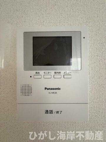 茅ヶ崎市今宿　新築戸建　全8棟のセキュリティ|TVモニター付きインターフォン