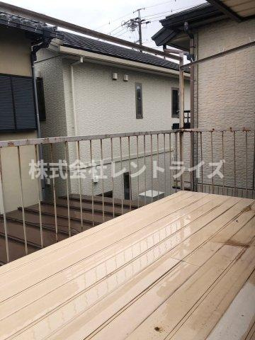 稲沢市平和町上前浪のお家のバルコニー