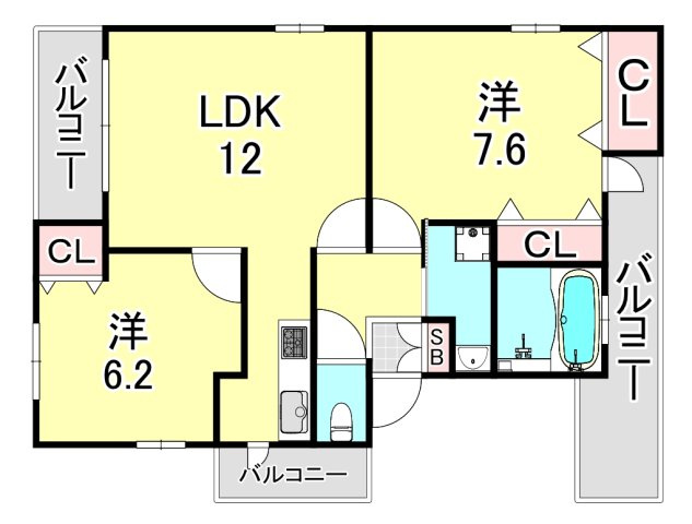 リフュージュ本山の間取り