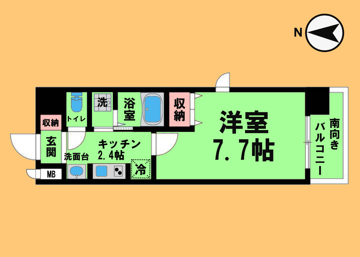ブルームライフ黒川の間取り