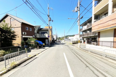 【前面道路含む現地写真】 | 山科区小野西浦　土地