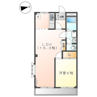 【間取り】 | リバーサイド21 | 1LDK