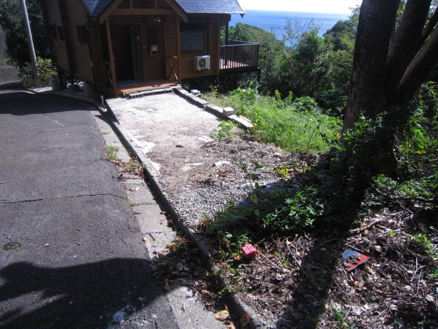 和歌山県日高郡別荘の駐車場|駐車場です
