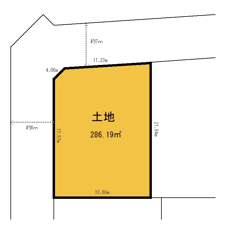高島市マキノ町西浜1440-15　売土地の土地図