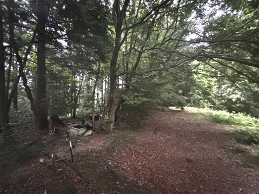 高島市安曇川町中野1032番7　売土地の前面道路含む現地写真