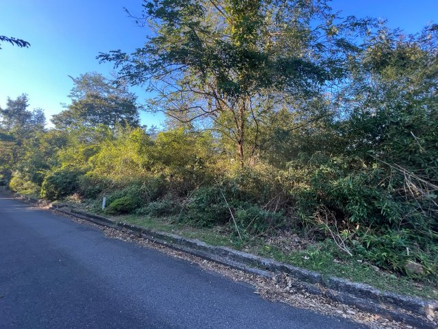 大津市南小松1594-122　売土地の前面道路含む現地写真