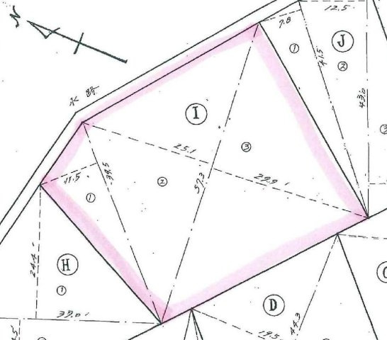 大津市南小松1833-10　売土地の土地図