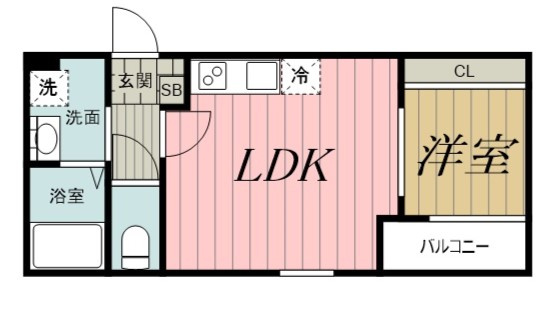 GRADUS黒砂の間取り