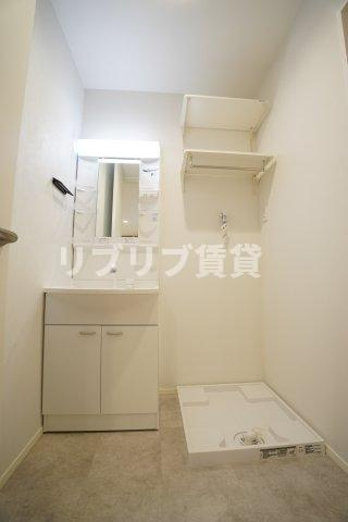 GRADUS黒砂の洗面所