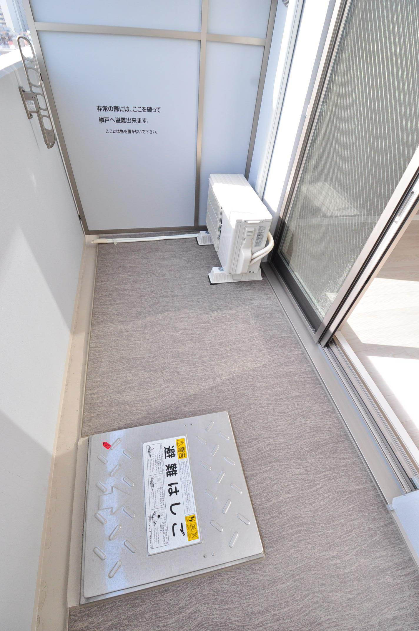 大阪市都島区都島北通２丁目の賃貸マンションのバルコニー