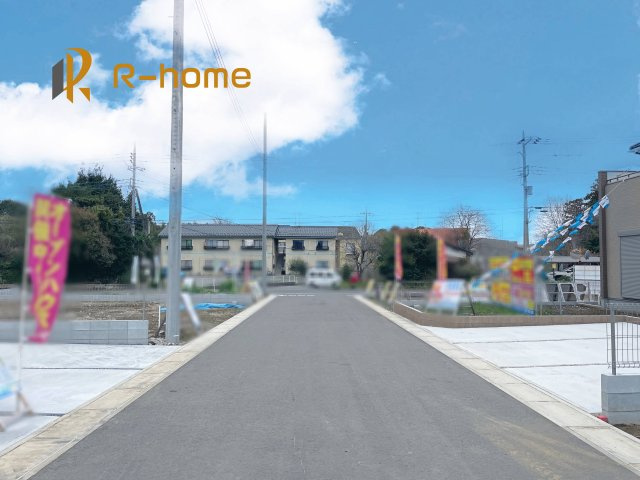 坂東市沓掛23-P1　新築戸建て　19号棟の前面道路含む現地写真|周辺環境も併せて案内致します♪
ぜひ現地へお越しください♪