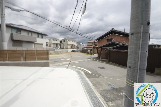 明石市大久保町西脇の新築一戸建の前面道路含む現地写真