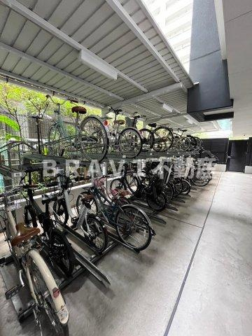 リビオレゾン中央鎗屋町　BRAVI不動産のその他共用部分|【リビオレゾン中央鎗屋町】駐輪場です