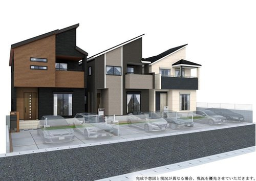 ブルーミングガーデン　岡山市南区築港栄町【仲介手数料無料】の外観パース