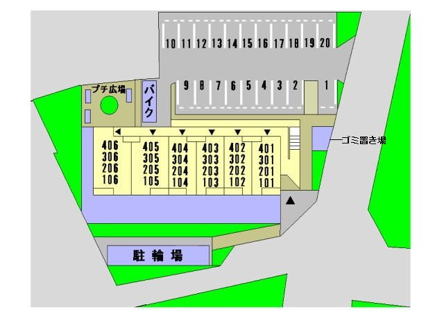 リヤンの駐車場