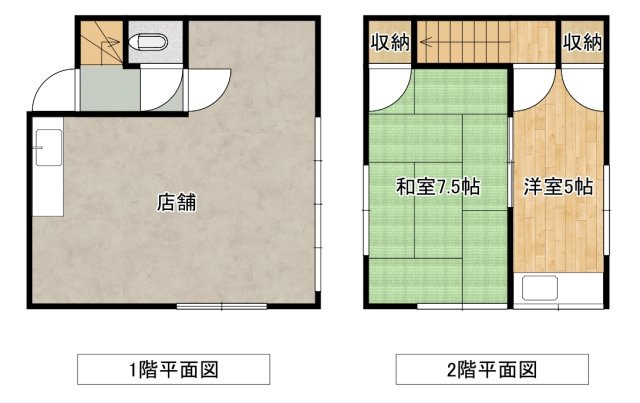 文里テナントの間取り
