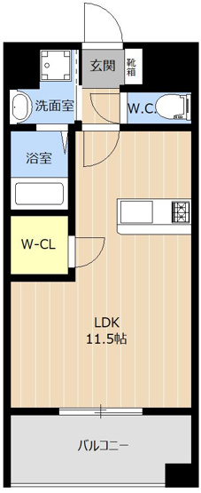 【間取り】 | LIBTH高宮 | 現況優先。