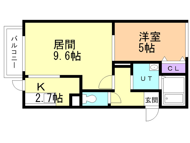 プレジャー室蘭駅前の間取り